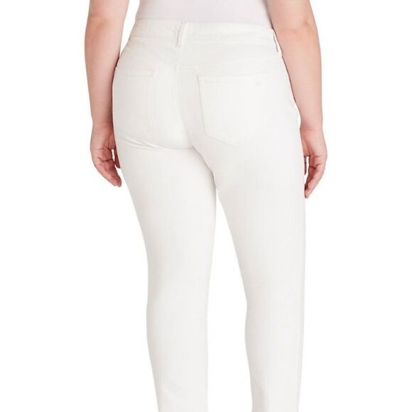 Jessica Simpson White Arrow Straight Jeans - Picture 2 of 10